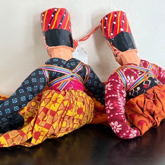 SOLD Bombay Store puppet couple, unique, vintage; FB$25 - Picture 8 of 8